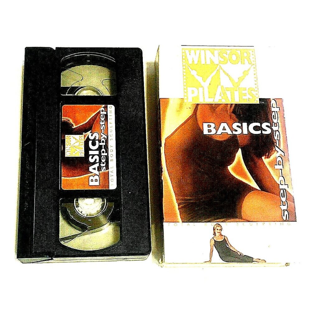Winsor Pilates Total Body Sculpting Basics Step by Step VHS Video Tape Vintage